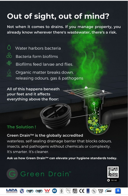 Green Drain Waterless Trap Seal